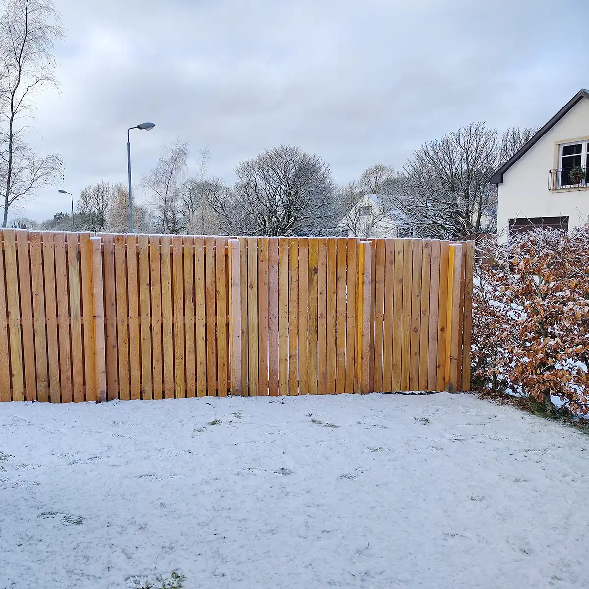 New Garden Fence Build